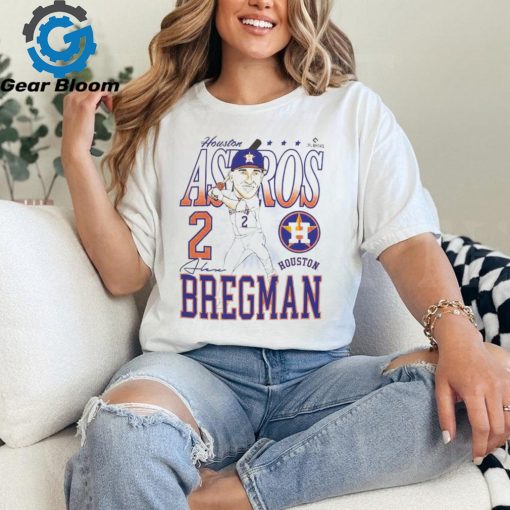 Alex Bregman Houston Astros signature caricature t shirt