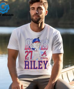 Austin Riley Atlanta Braves signature caricature t shirt