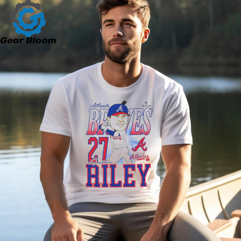 Austin Riley Atlanta Braves signature caricature t shirt