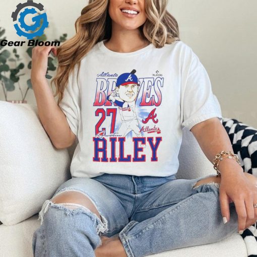 Austin Riley Atlanta Braves signature caricature t shirt