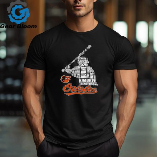 Baltimore Orioles all names of legends shirt