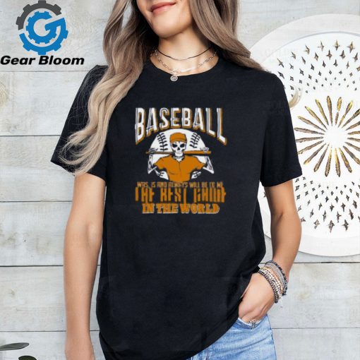 Baseball Is The Best Game In The World V Neck T Shirt