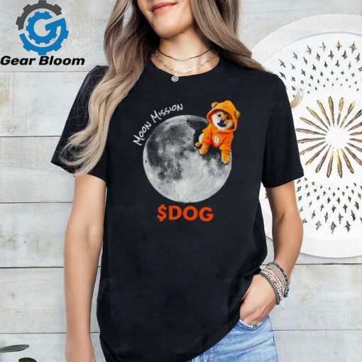 Bitcoin Moon Mission Dog shirt