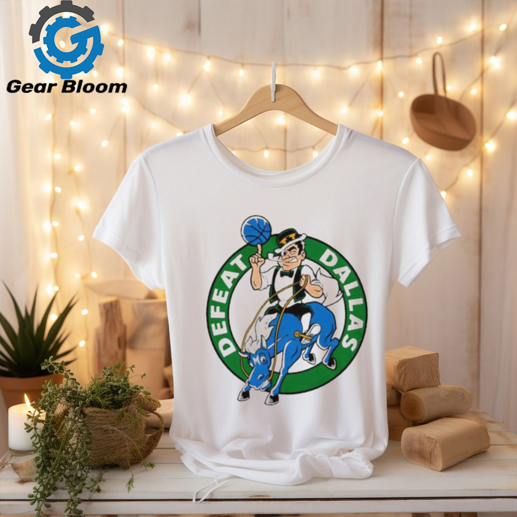 Boston Celtics defeat Dallas Mavericks logo shirt
