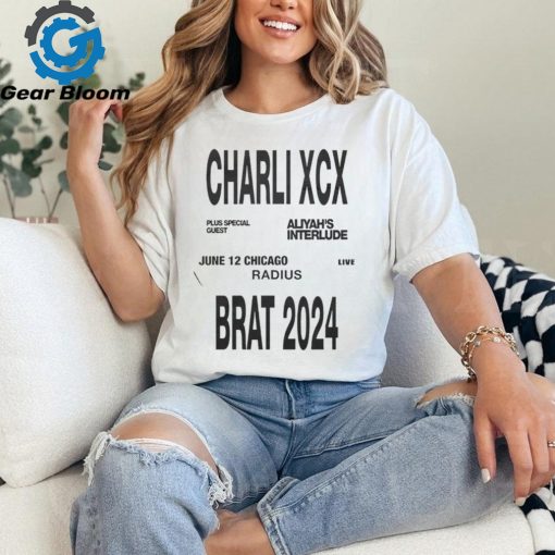 Charli Xcx Brat 2024 Jun 12 Chicago Radius Shirt