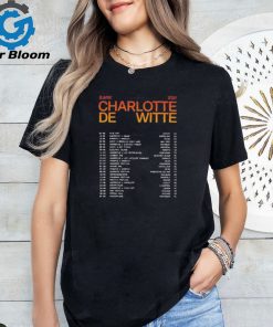 Charlotte De Witte Summer Tour 2024 shirt