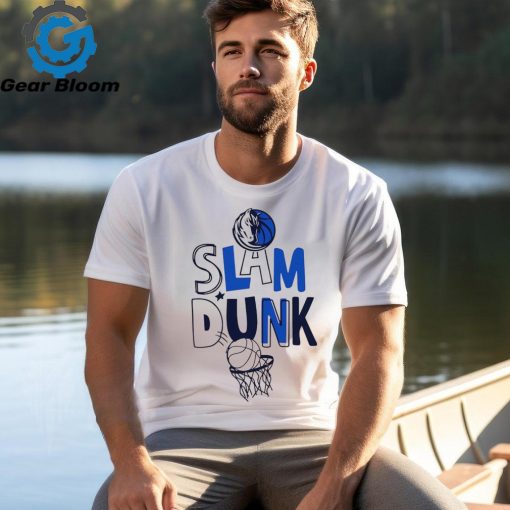 Dallas Mavericks slam dunk basketball shirt