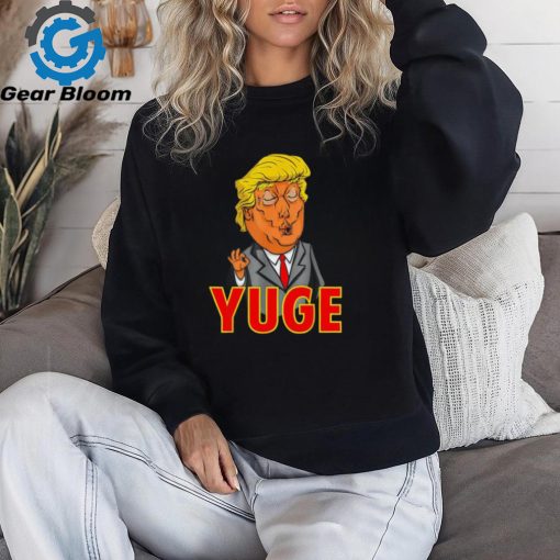 Donald Trump yuge cartoon shirt