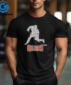 Edmonton Oilers Hockey Player Skating Attacking 2024 Stanley Cup T Shirt