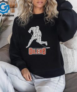 Edmonton Oilers Hockey Player Skating Attacking 2024 Stanley Cup T Shirt