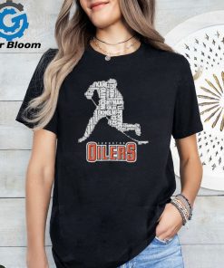 Edmonton Oilers Hockey Player Skating Attacking 2024 Stanley Cup T Shirt