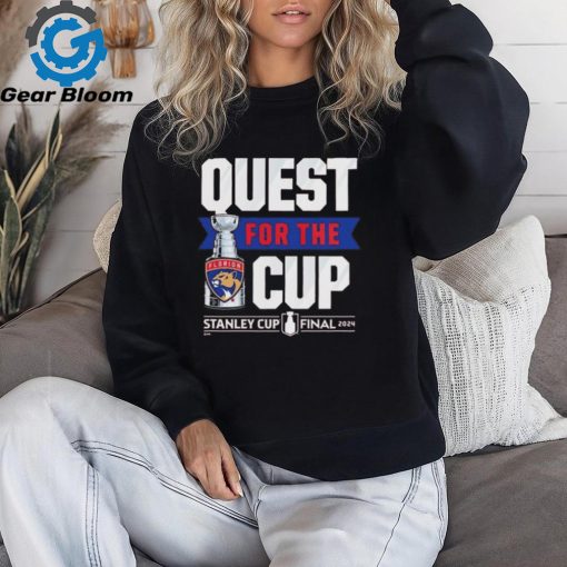 Florida Panthers Quest For The Cup 2024 Stanley Cup Final Quest Shirt