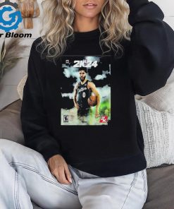 Jayson Tatum Receive The Cover Athlete Of NBA 2K24 T shirt