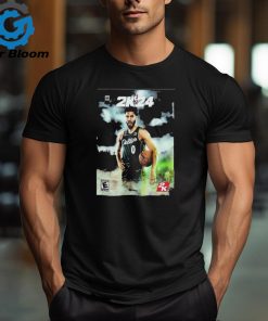 Jayson Tatum Receive The Cover Athlete Of NBA 2K24 T shirt