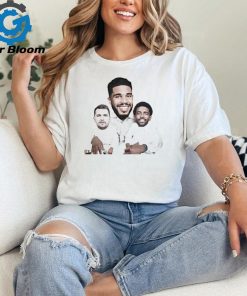 Jayson Tatum With Adopted Sons Kyrie Irving And Luka Doncic Shirt