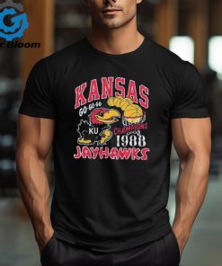 Kansas Jayhawks Basketball Go Go Go 1988 Champions Shirts
