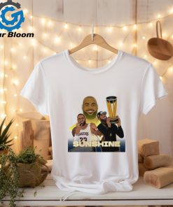 Los Angeles Lakers LeBron James 23 my sunshine cartoon shirt