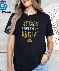 Los Angeles Lakers Under Armour Youth Combine Authentic Attack from Every Angle Performance T Shirt