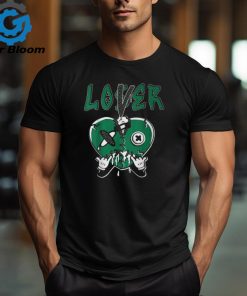 Loser Lover Heart Dripping Pine Green 3S Matching T Shirt