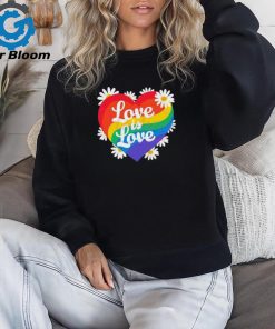 Love Is Love Daisy Rainbow Daisy 2024 Shirt