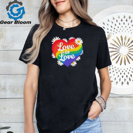 Love Is Love Daisy Rainbow Daisy 2024 Shirt