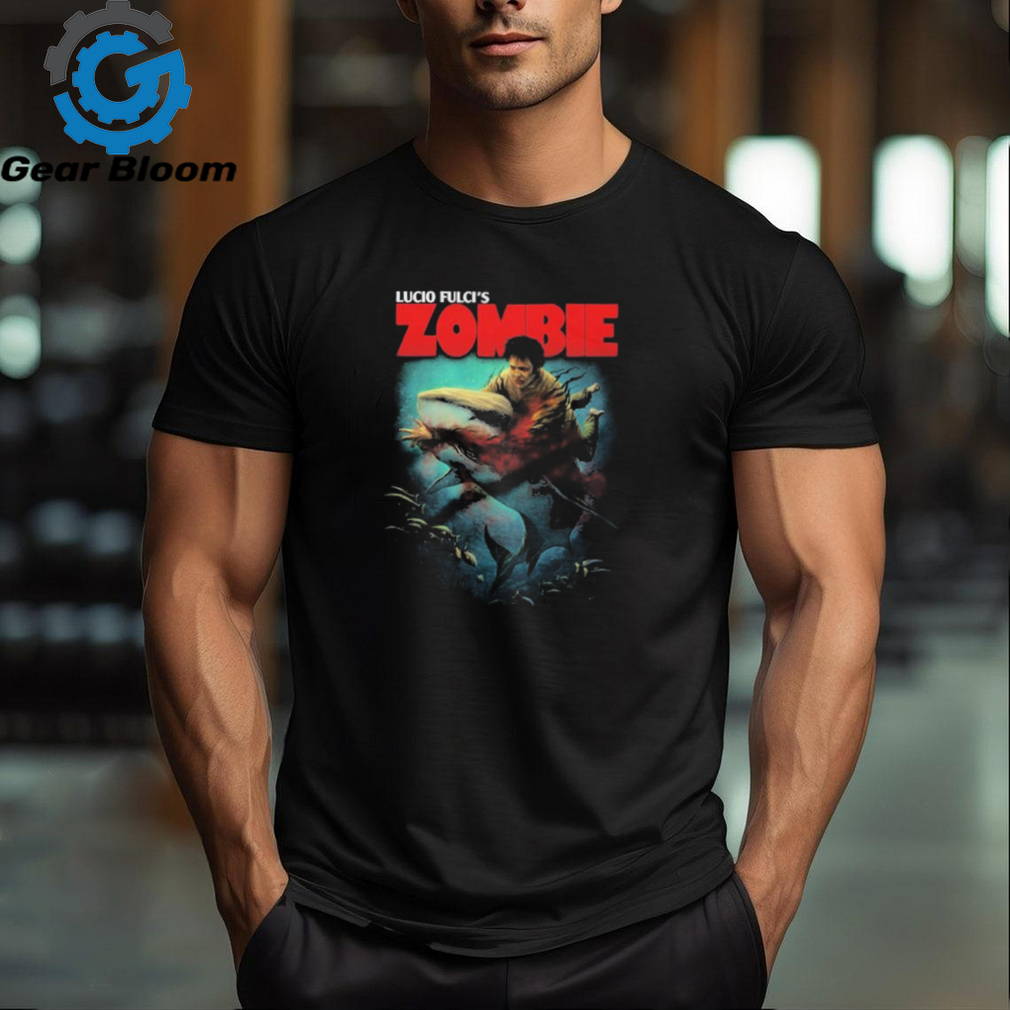 Lucio Fulci’s Zombie Vs Shark Shirts Lucio Fulci’s Zombie Vs Shark Shirts