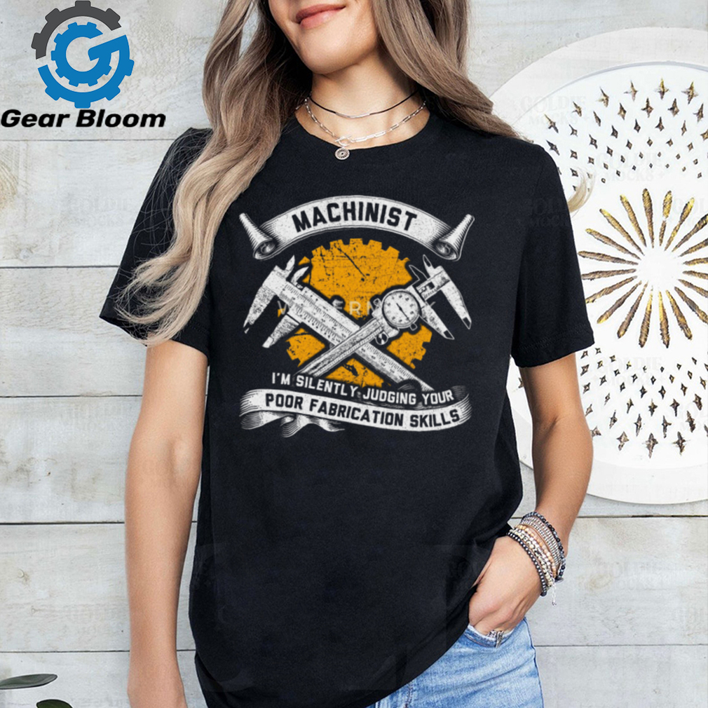 Machinist Judging CNC Machine Operator Machining on Men's T Shirt Machinist Judging CNC Machine Operator Machining on Men's T Shirt