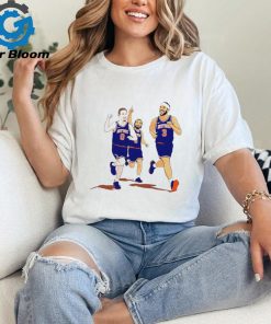 New York Knicks Donte DiVincenzo Jalen Brunson Josh Hart New York Villanova shirt