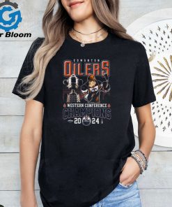 Official 2024 Edmonton Oilers Hockey Western Conference Champions Shirt