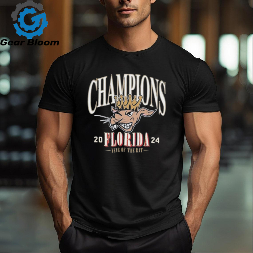 Official 2024 Florida Rat Champions Stanley Cup Shirt