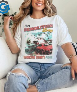 Official 2024 Hamilton County Fair Demolition Derby t shirt