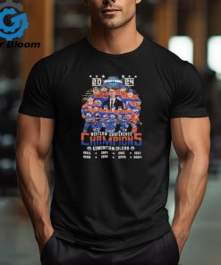 Official 2024 NHL Western Conference Champions Edmonton Oilers T Shirt