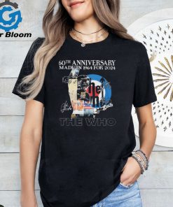 Official 60th Anniversary The Who made in 1964 for 2024 signatures t shirt
