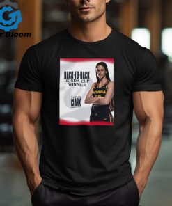 Official Back To Back Honda Cup Winner Caitlin Clark Indiana Fever poster t shirt