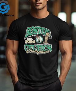 Official Boston Celtics 2024 NBA Finals Champions Plus Size Trophy Franklin T Shirt