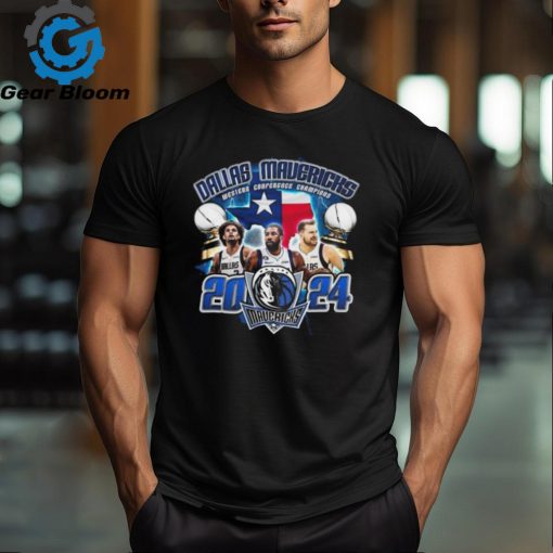 Official Dallas Mavericks Players Western Conference Champions 2024 Shirt