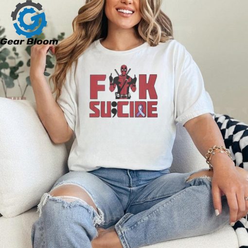 Official Deadpool Fuck Suicide Cancer Shirt