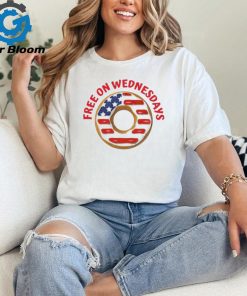 Official Free On Wednesdays Donuts T Shirt