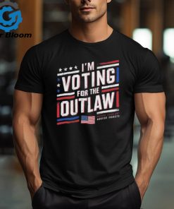 Official I’m Voting For The Outlaw – US Flag T Shirt