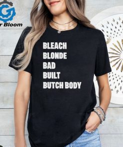 Official Jasmine Crockett Wearing Bleach Blonde Bad Built Butch Body Shirt