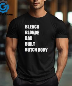 Official Jasmine Crockett Wearing Bleach Blonde Bad Built Butch Body Shirt