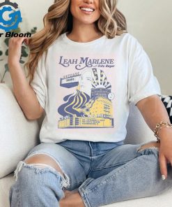 Official Leah Marlene Sept 7 2024 Castle Theatre Bloomington IL poster t shirt