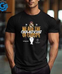 Official London 24 UCL Final Real Madrid UEFA Champions League 15 We Are The Champions Of Europe t shirt