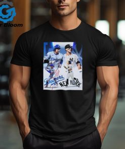 Official Los Angeles Dodgers vs New York Yankees 2024 Game Dueling Shirt