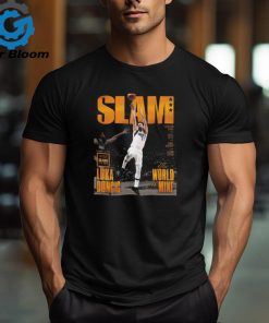 Official Luka Doncic The World Is Mine Run To The ’24 NBA Finals With The Cover Of SLAM 250 The Orange Metal Editions Classic T Shirt