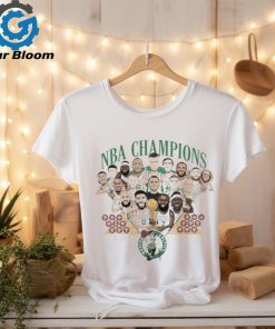 Official Luke Kornet Boston Celtics Caricatures 2024 NBA Champions banner eighteen t shirt