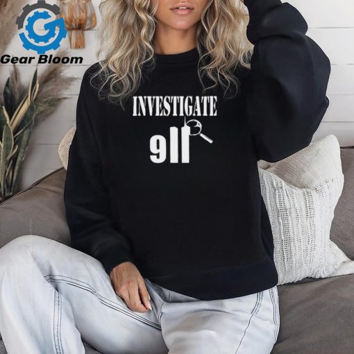 Official Luke Rudkowski Investigate 911 t shirt