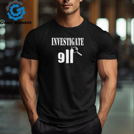 Official Luke Rudkowski Investigate 911 t shirt