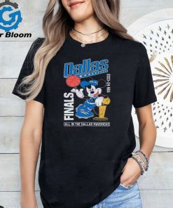 Official Mickey Mouse 2024 NBA Finals All In The Dallas Mavericks Shirt