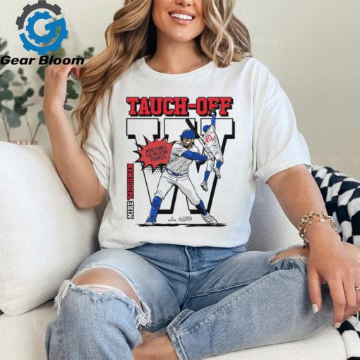 Official Mike Tauchman Chicago Cubs Tauch Off Here Comes The Palatine Pounder t shirt